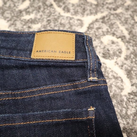 American Eagle Dark Blue Wash Hi-Rise Jegging, 2 - Picture 3 of 10